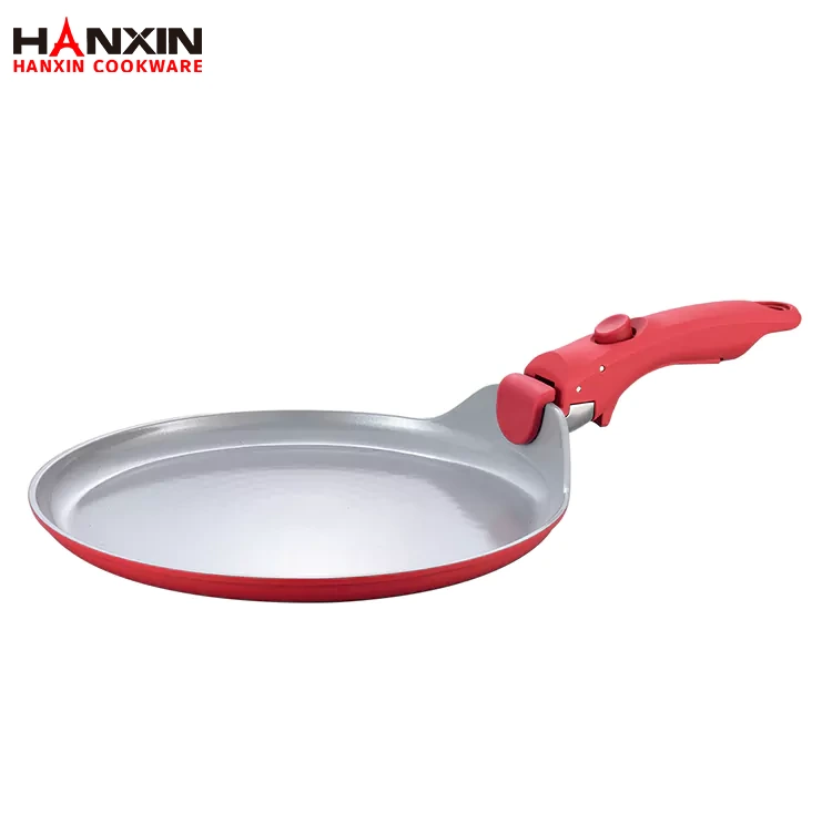 Panela de pizza com fundo de indução de cerâmica de alumínio
