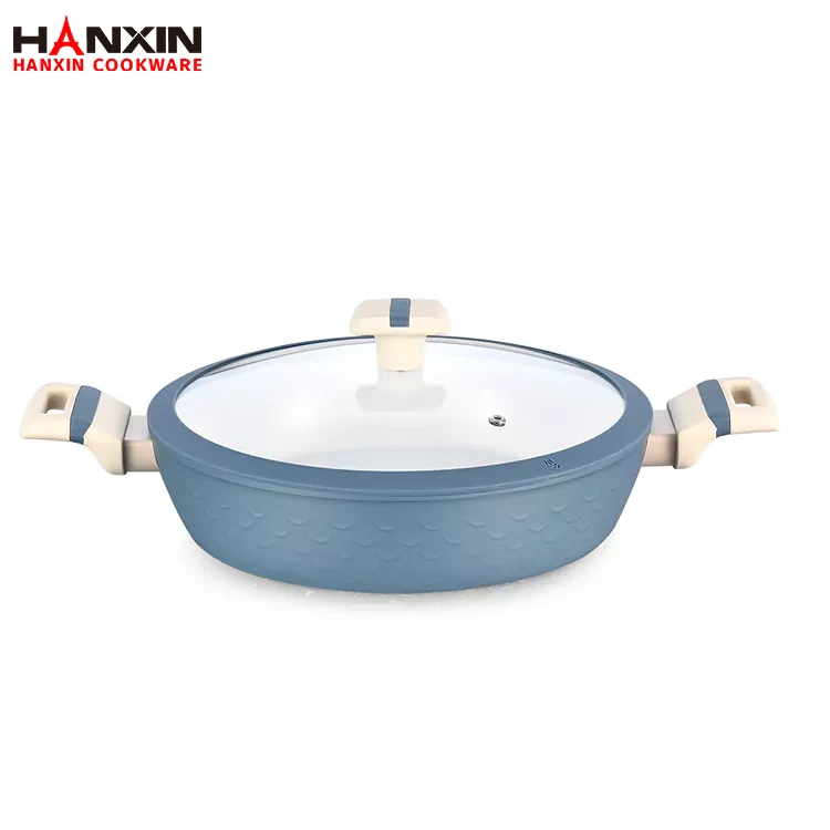 Panela de cerâmica forjada em alumínio