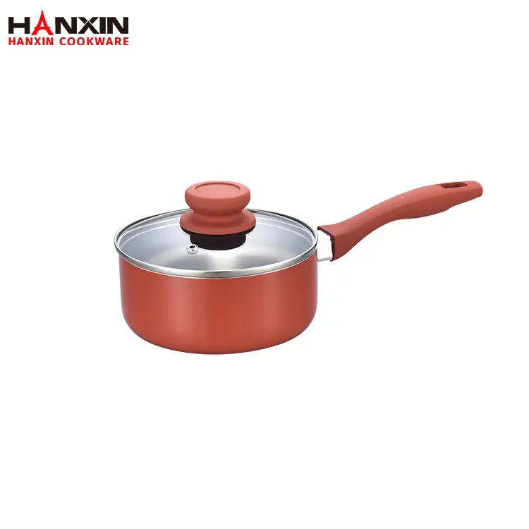 Panela de molho antiaderente prensada em alumínio